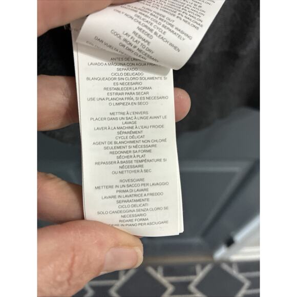 Michael Kors Women's Sweater Zipper Sleeves Gray Size L Pullover Turtleneck - Picture 8 of 9